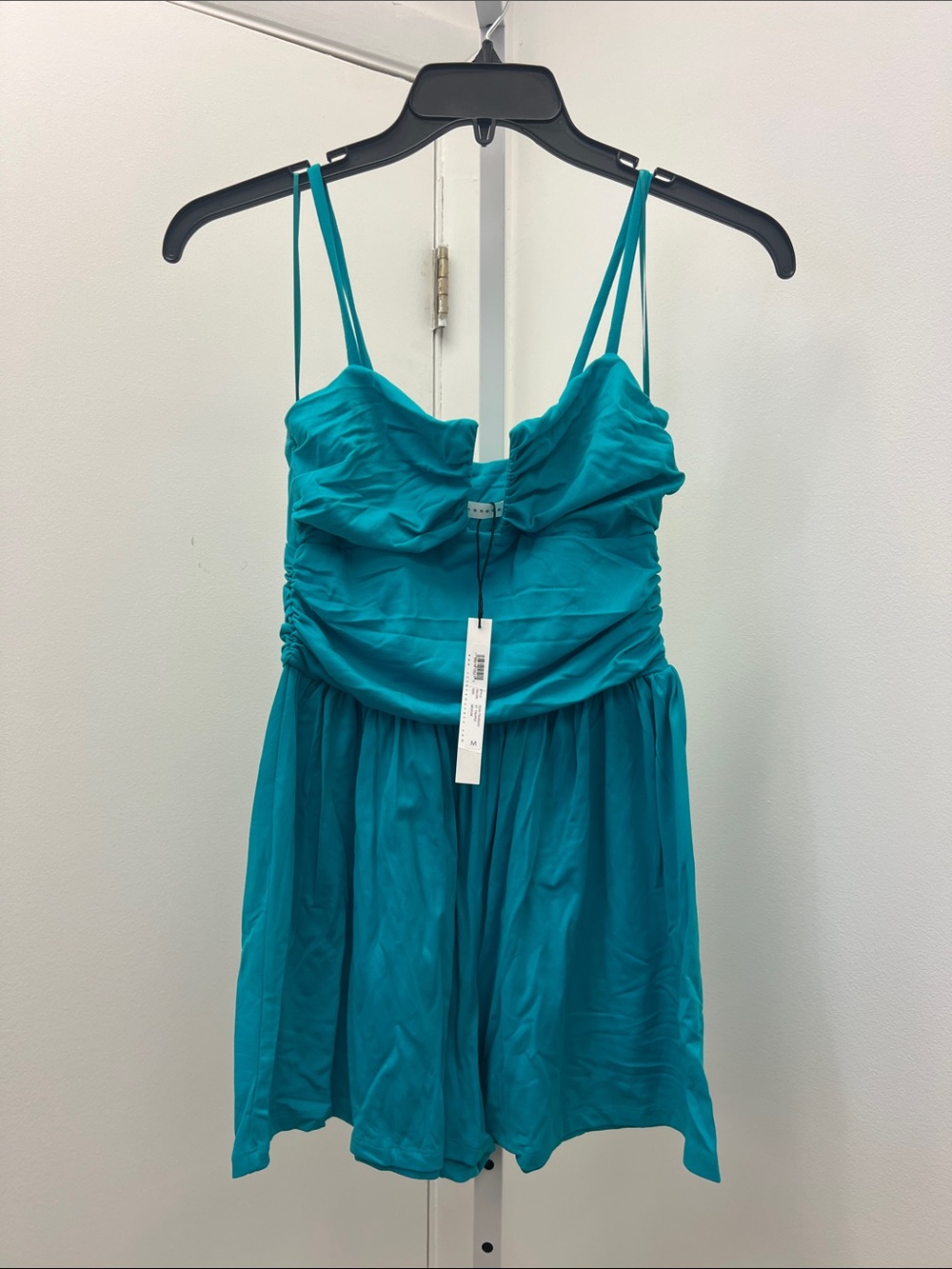 Susana monaco Carryover Rectangle Wire String Romper St Tropez medium NWT $178